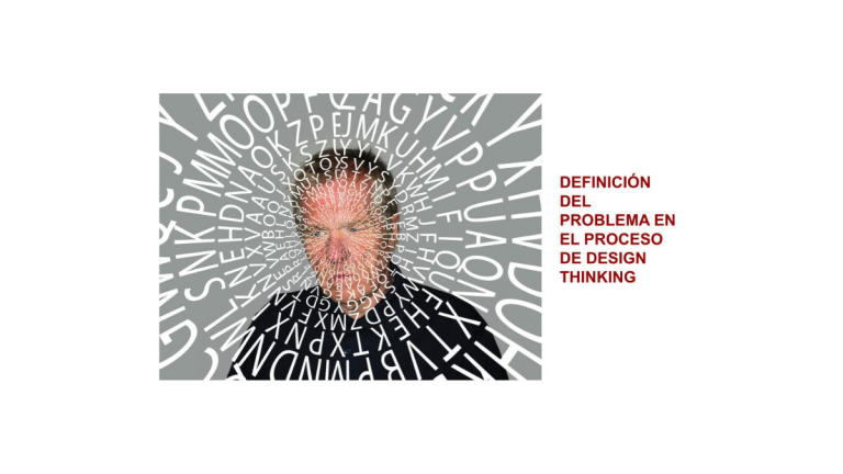 Definición problema proceso Design Thinking