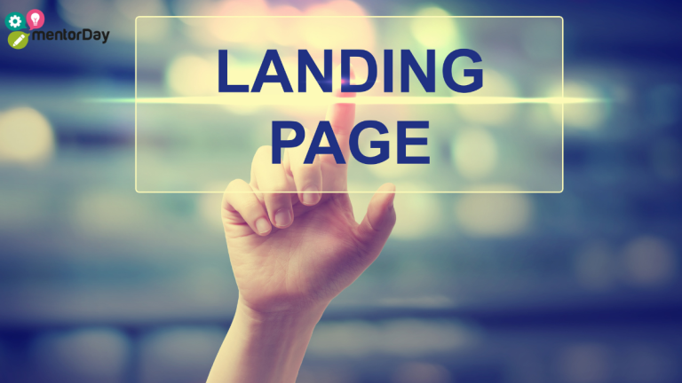 landing page