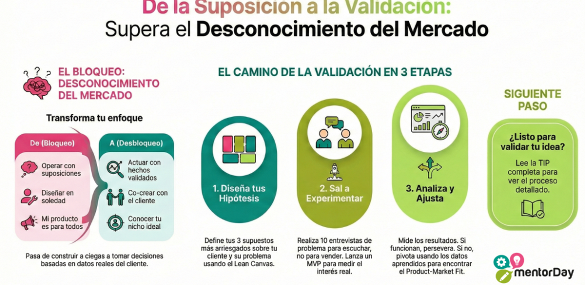 Cómo superar el Desconocimiento del Mercado y validar tu negocio con éxito 0 (0)