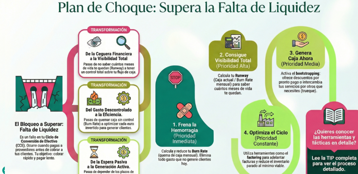 Falta de Liquidez: Cómo Blindar tu Caja y Evitar la Muerte Súbita de tu Empresa 4.5 (150)