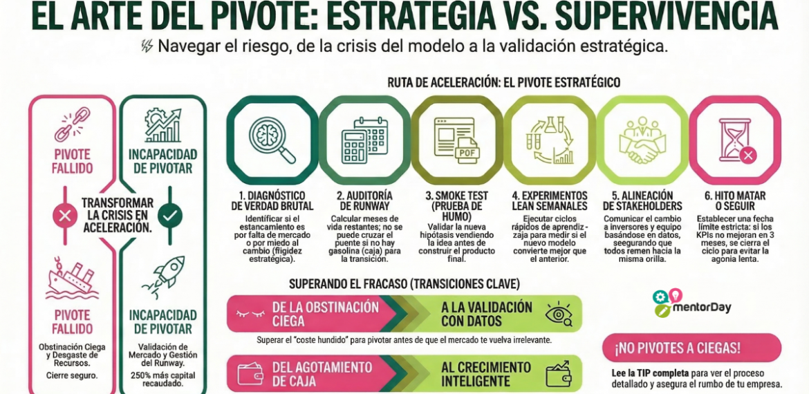 Pivote fallido o incapacidad para pivotar en startups 4.5 (150)