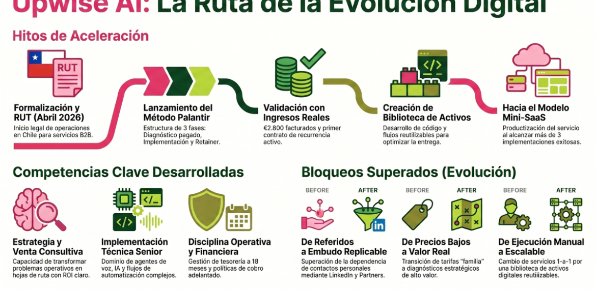 Caso: escala consultoría IA para pymes con Upwise Digital Solutions 4.5 (22)