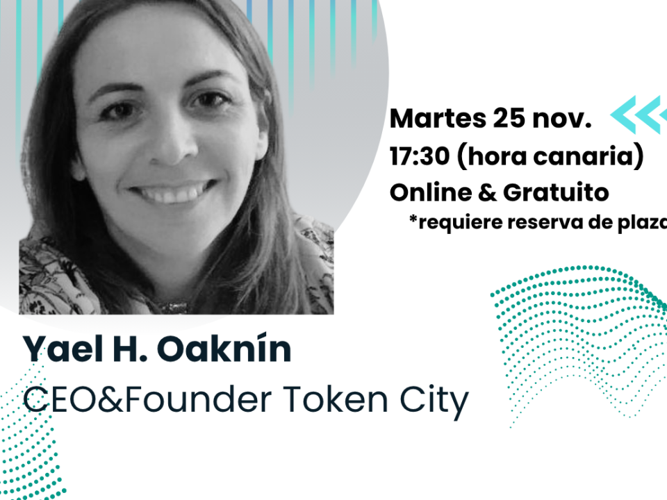 Foto del cartel webinar Financiación web 3 y tokenización