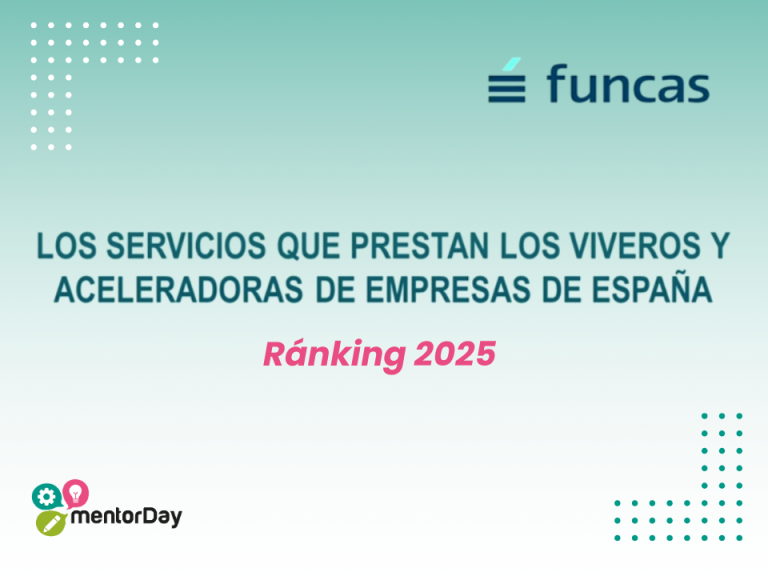 Ranking Funcas 2025 aceleradoras: ilustración de mentoría y crecimiento de startups en España con mentorDay