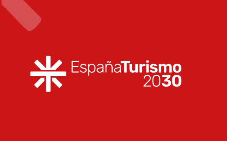 Ilustración sobre la Estrategia España Turismo 2030 y sostenibilidad social hotelera con Hotel SOCIAL+
