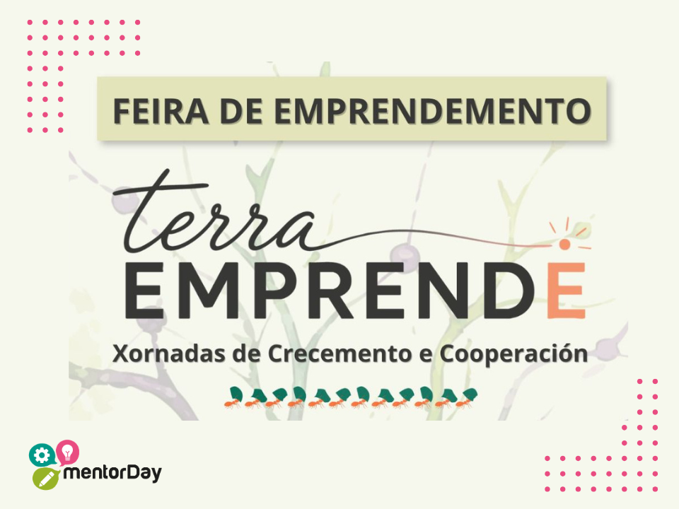 Cartel de Terra Emprende, feria de emprendimiento rural en A Estrada, Galicia, 28 y 29 de mayo de 2026