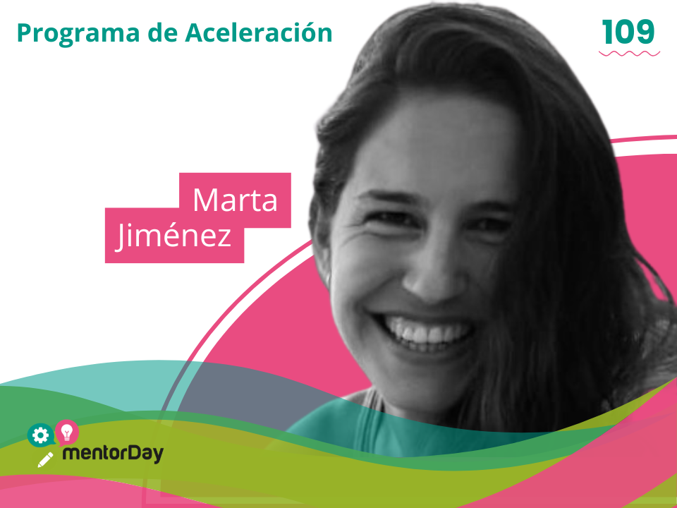 DemoDay edición 109 mentorDay, ganadora del Pitch Combat Marta Jiménez Tejero