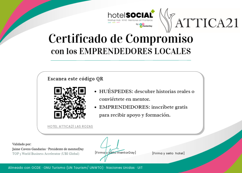 Hotel Social + - Hotel ATTICA21 Las Rozas -